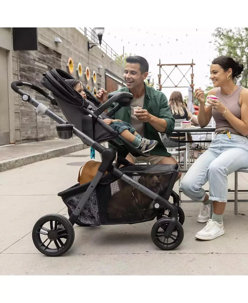 Evenflo Pivot Troop Child Pet Modular Travel System with Litemax ICS 11