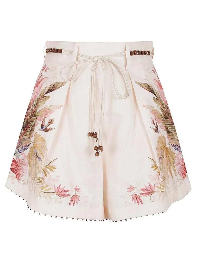 Zimmermann Zimmermann Ascension Tuck Palm Floral Printed Shorts 1