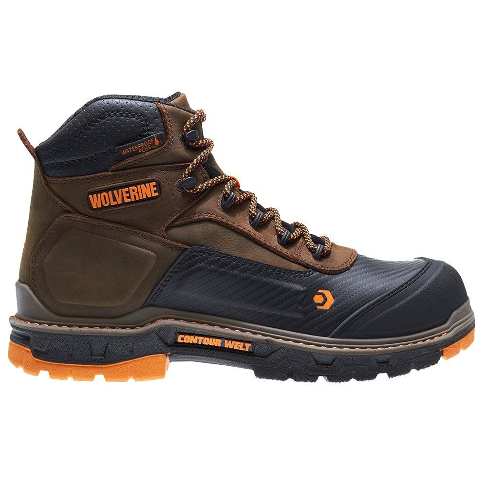 Wolverine Overpass CarbonMAX 6'' Composite Toe Waterproof Work Boots