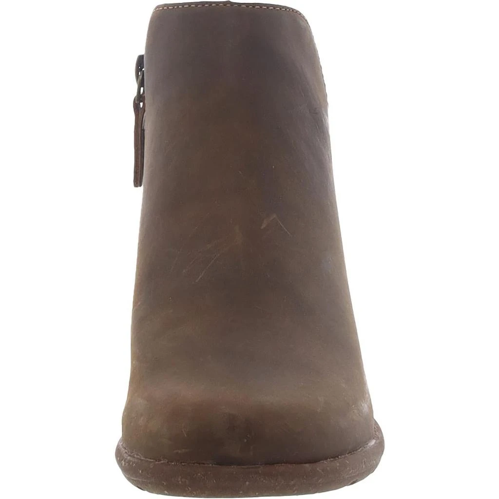 Unstructured by Clarks Wilrose Frost Womens Leather Zip Up Ankle Boots 2