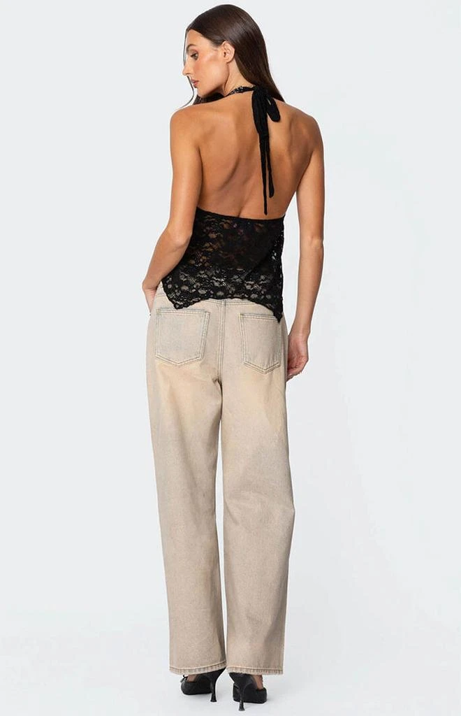 Edikted Dusty Washed Low Rise Jeans 5