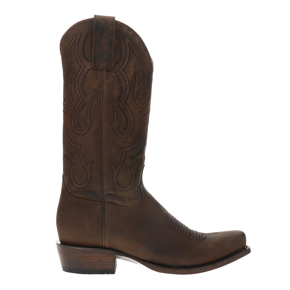 STETSON Paxton Embroidered Snip Toe Boots