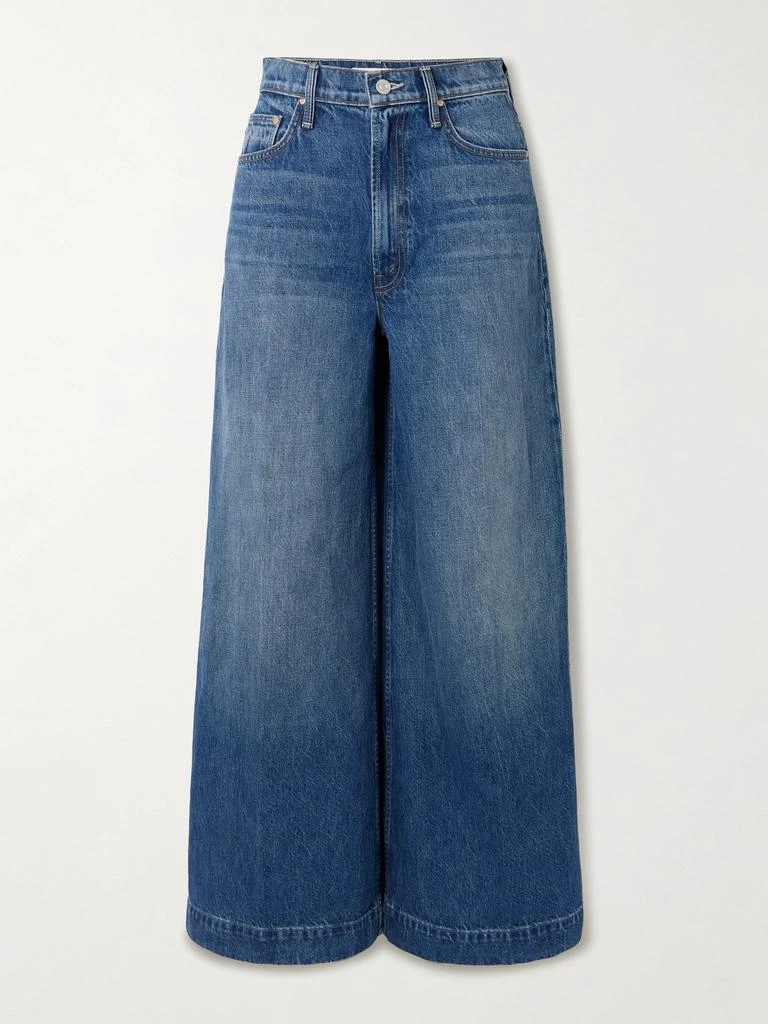 MOTHER The Headliner Sneak 高腰阔腿牛仔裤 from NET-A-PORTER