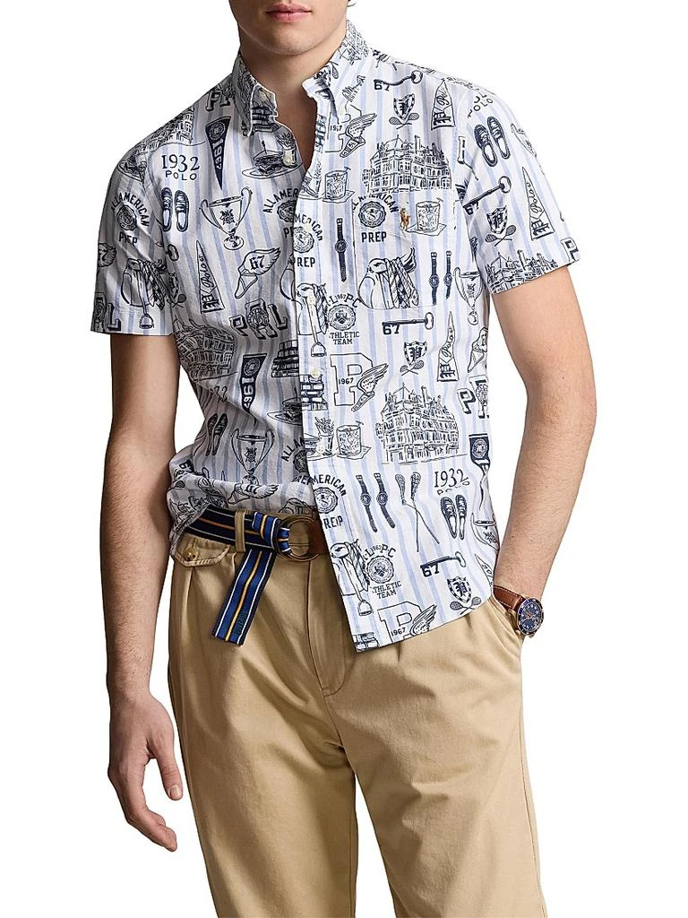 Ralph Lauren Striped Short-Sleeve Oxford Shirt 3