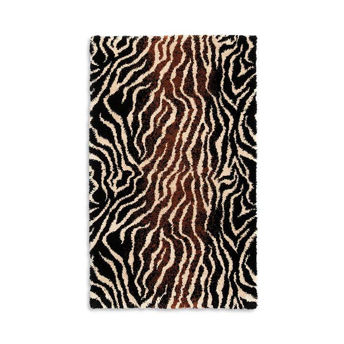 Abyss Zebra Print Bath Rug - Exclusive   1