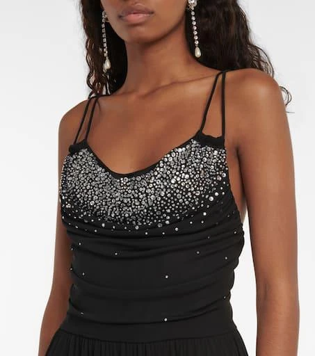 Miu Miu Embellished midi dress 4