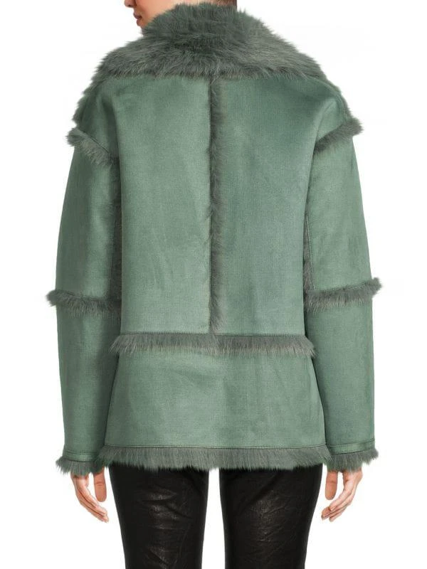 BELLE FARE Faux Fur Trim Jacket 2