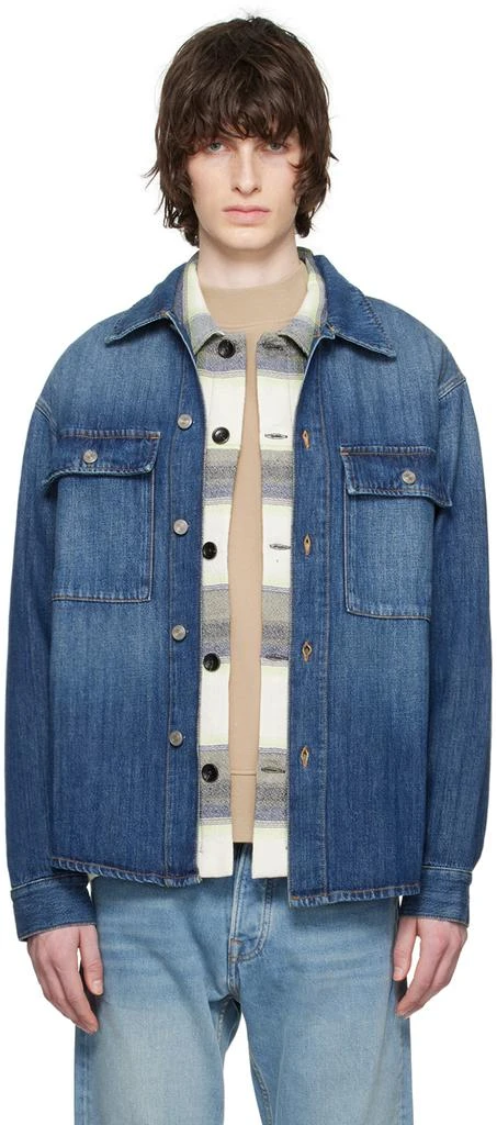 NN07 Blue Roger 1859 Denim Shirt 1