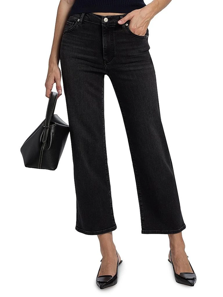 FRAME The Mellow Mid-Rise Crop Straight-Leg Jeans 3