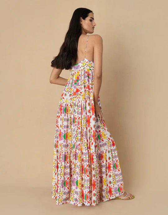 Borgo De Nor Merle Crepe Maxi Dress