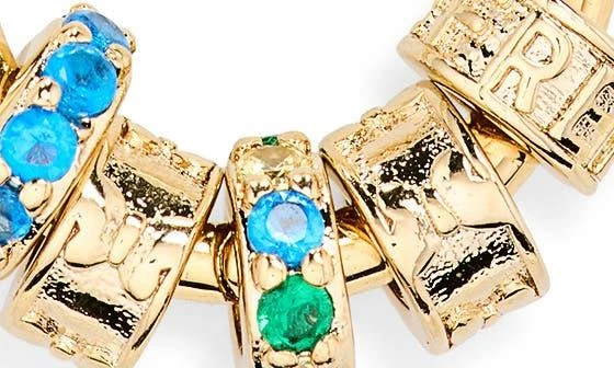 Leith Cubic Zirconia Rondelle Charm Circle Pendant Necklace 4