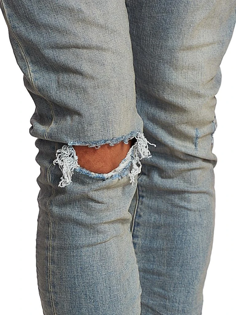 Purple Brand Distressed Stretch-Skinny Jeans 6