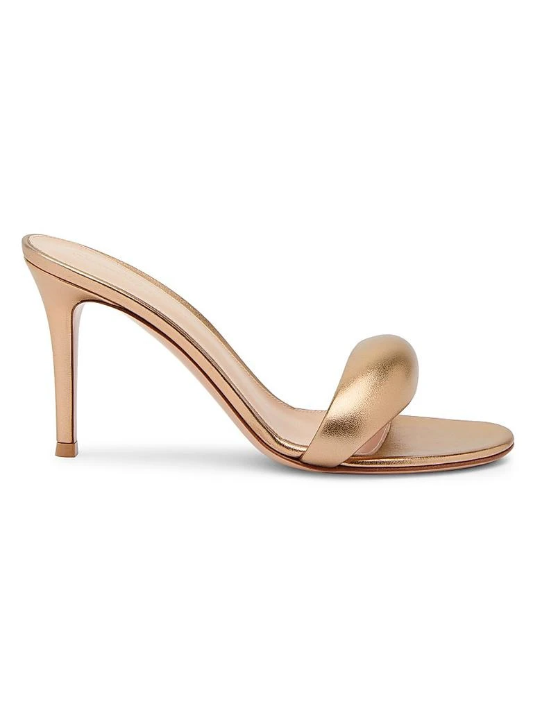 Gianvito Rossi Bijoux 85MM Leather Mules 1