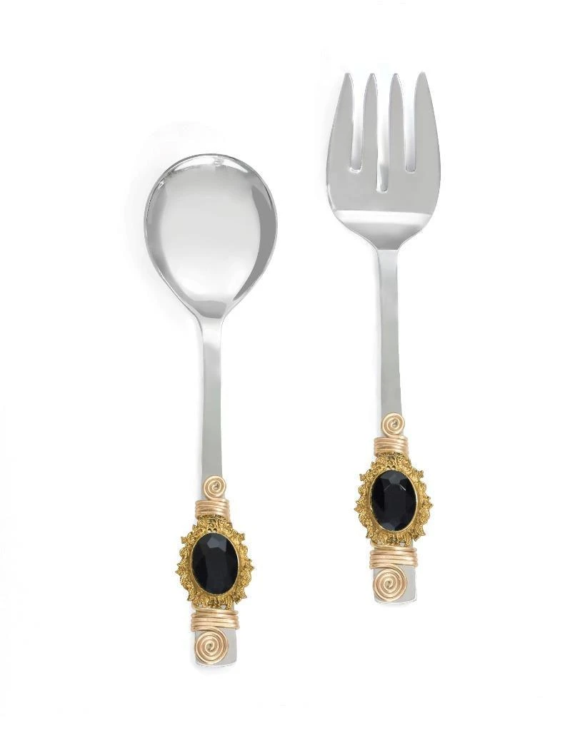 Tiramisu Midnight Salad Server Set 1