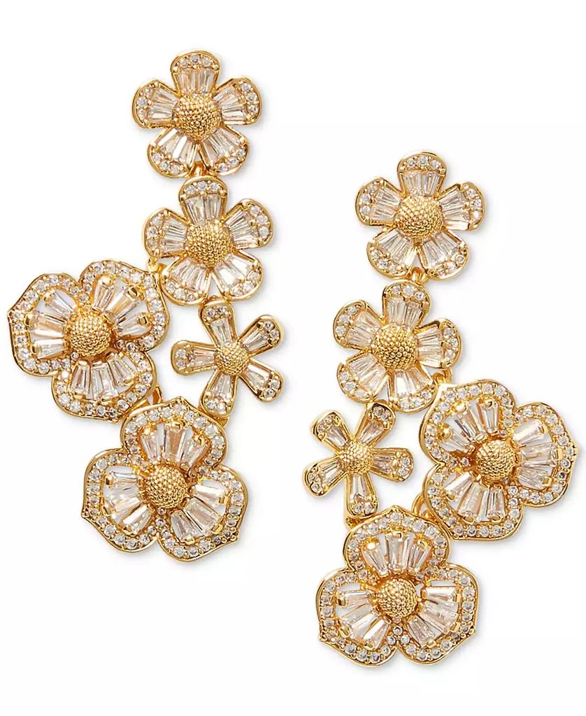 Kate Spade Gold-Tone Fleurette Linear Earrings 1