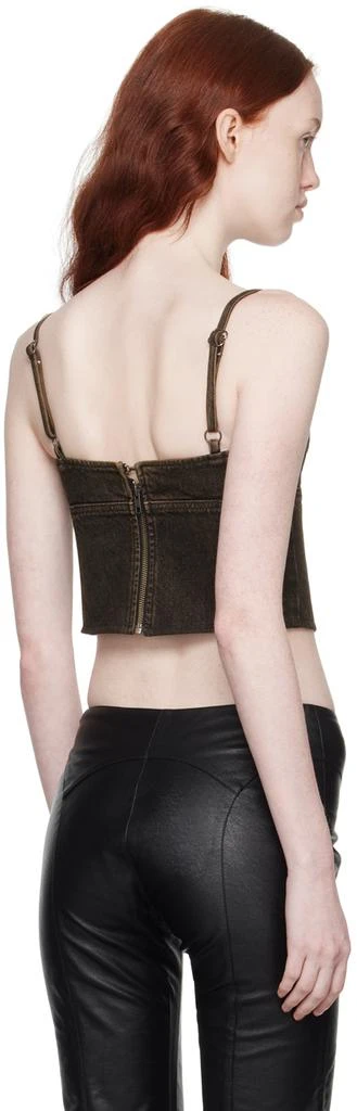 Miaou Brown Kiko Denim Tank Top 3