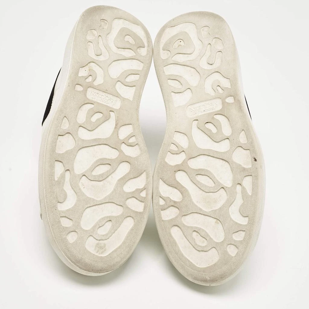 Alexander McQueen Alexander McQueen White Leather and Suede Oversized Lace Up Sneakers Size 38.5 6