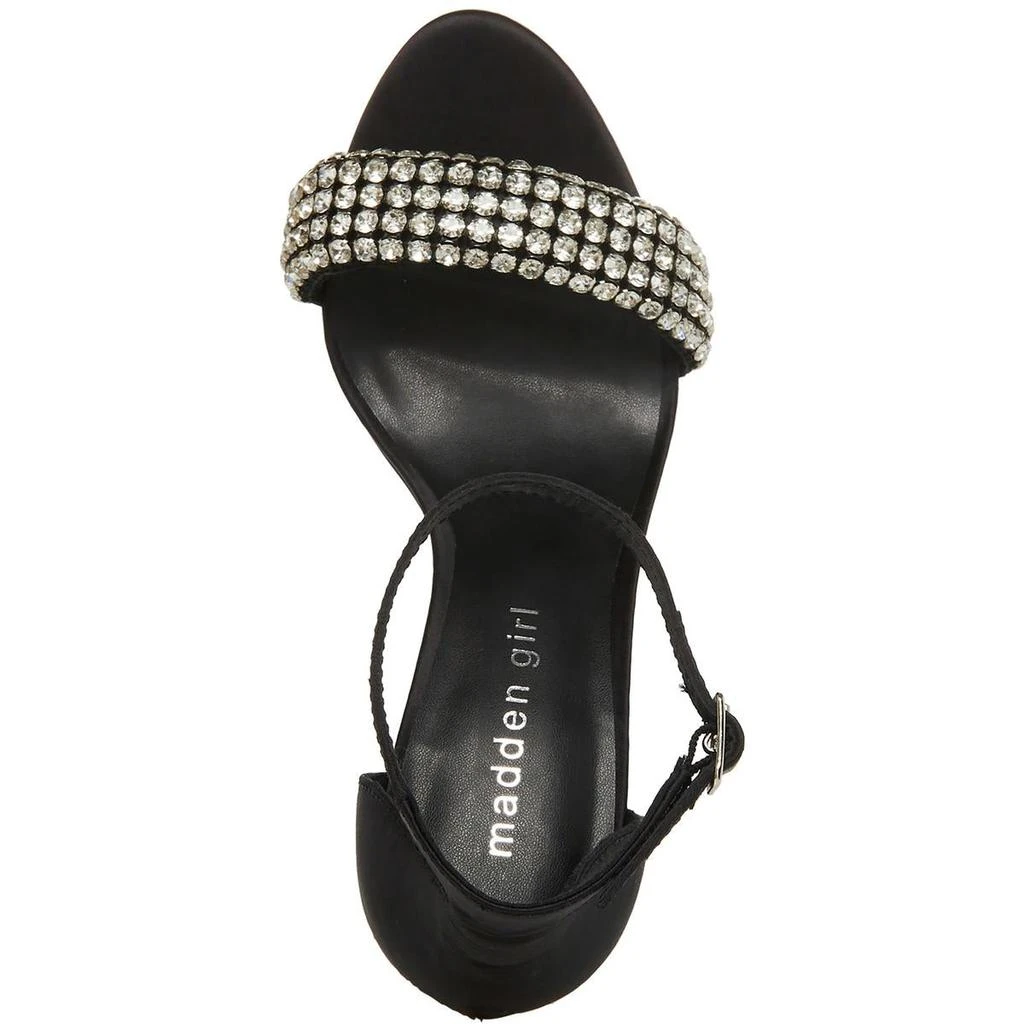 Madden Girl Bella Womens Satin Rhinestone Heels 4