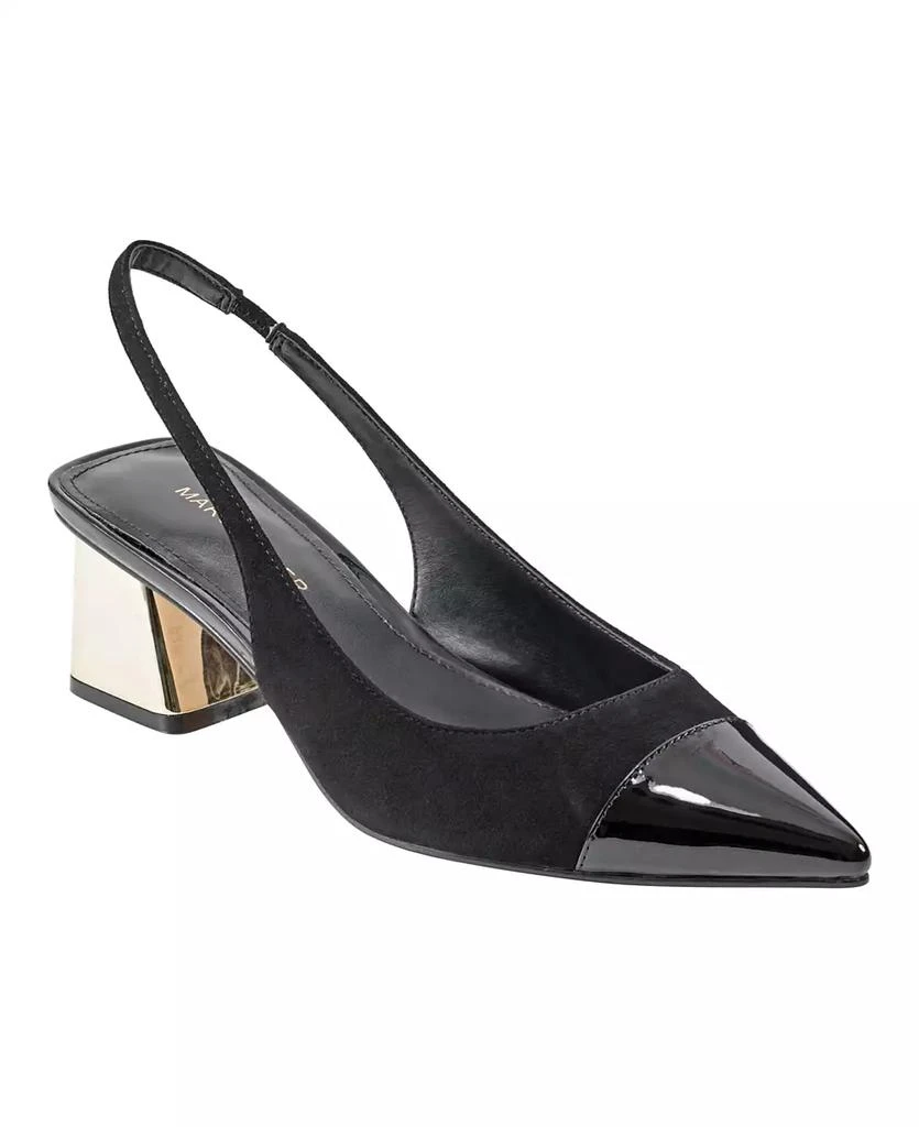 Marc Fisher Women
s Laglie Pointy Toe Dress Slingback Pumps 1