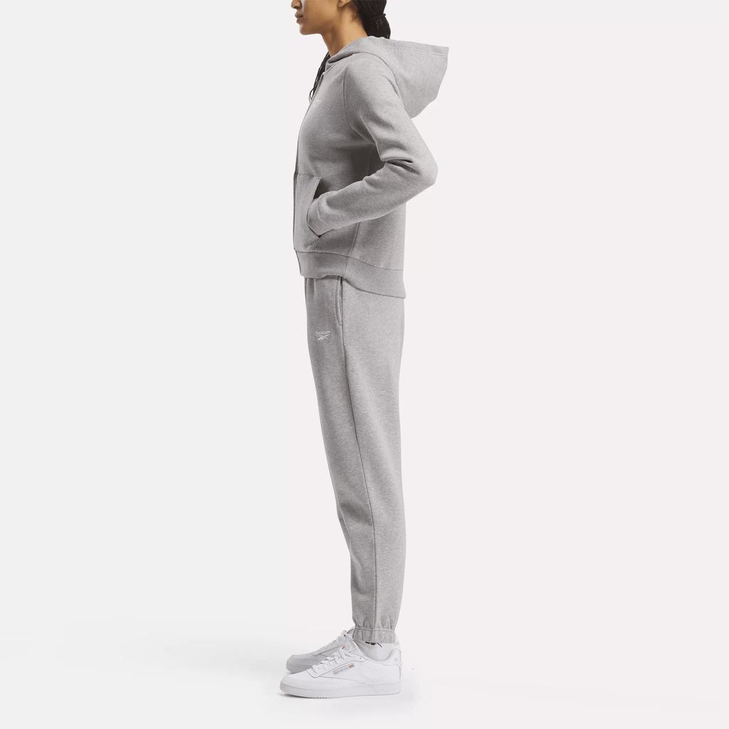 Reebok Women's Reebok Identity Small Logo Fleece Full-Zip Hoodie