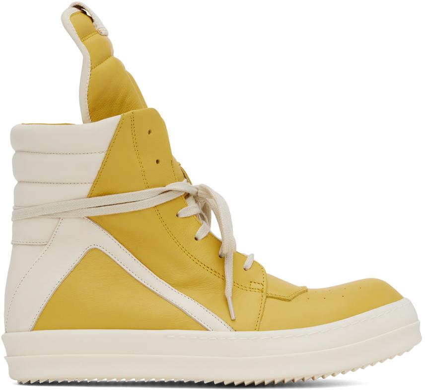 Yellow & White Porterville Geobasket Sneakers – On Sale Now
