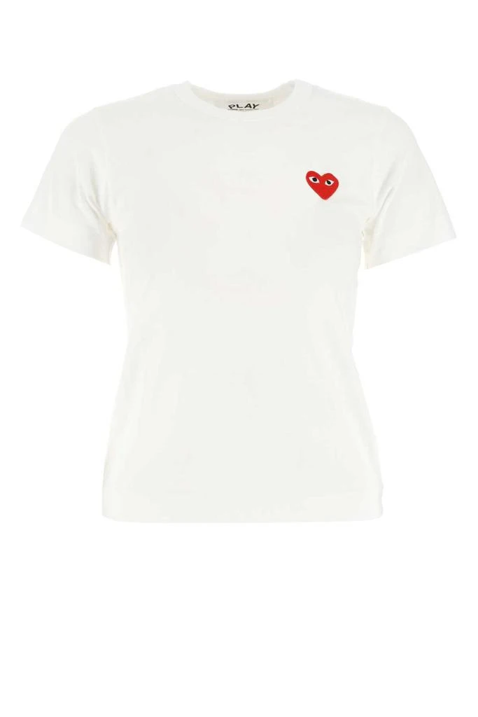 Comme des Garçons Play Comme des Garçons Play Heart Logo Embroidered Crewneck T-Shirt 1