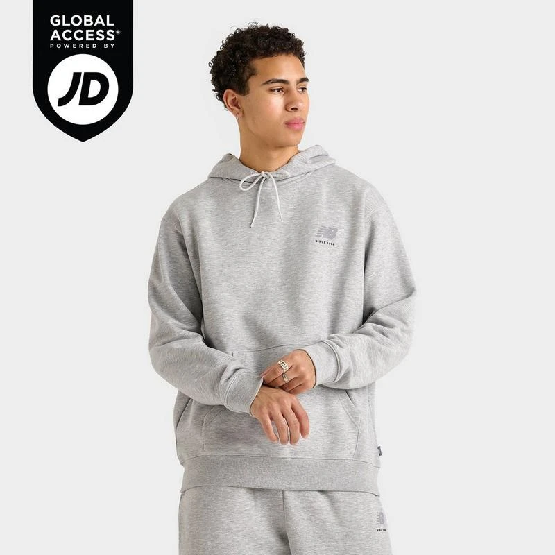 New Balance Men
s New Balance Linear Graphic Fleece Hoodie 1