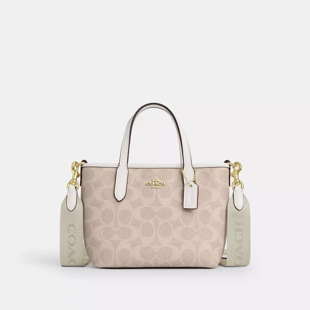 Coach City Mini Tote Bag In Signature Canvas 1