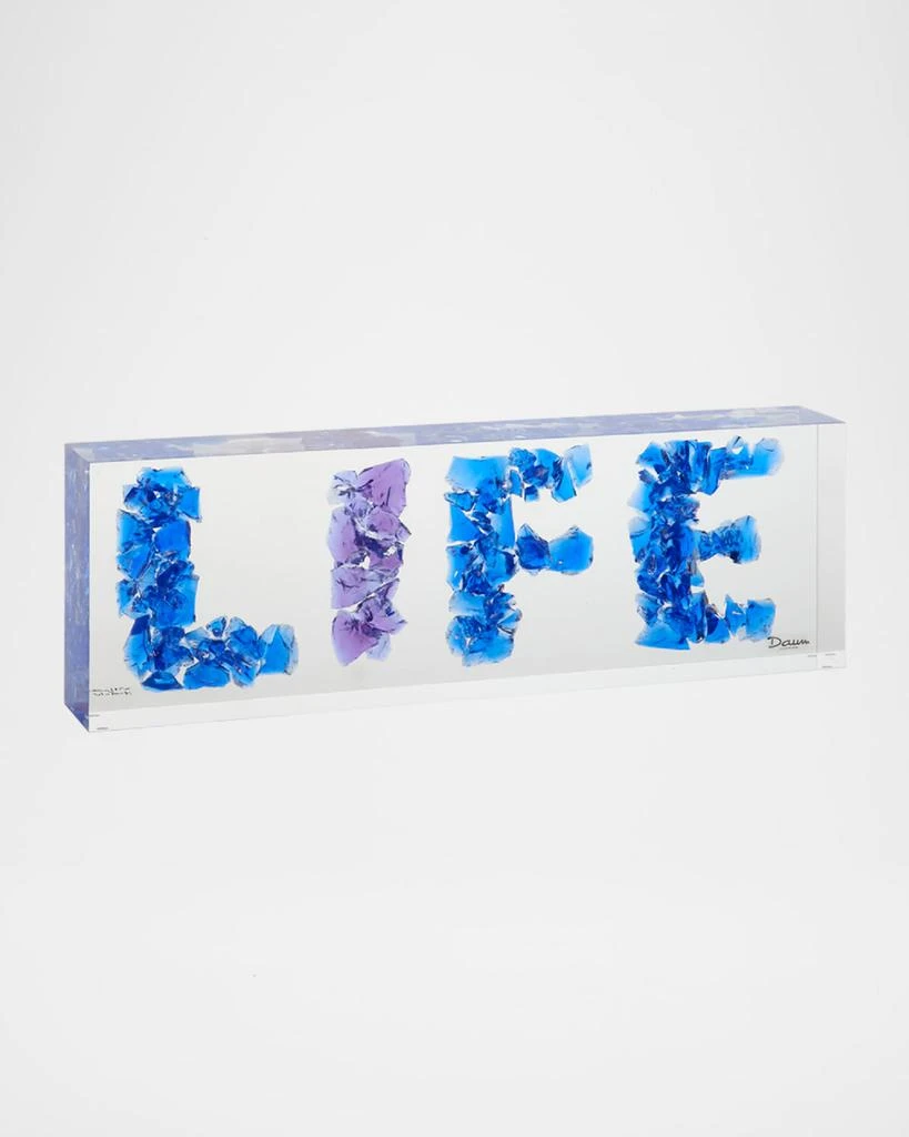 Daum "Life" Crystal Art by Richard Woleck & Jean-Francois Bollie 1