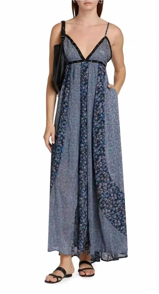 Free People Forever Time Dress In Black Combo 1