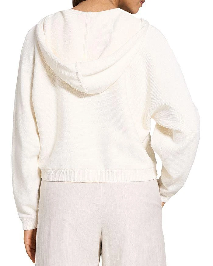 Theory Zip-Up Hoodie in Rounded Cotton Blend 3
