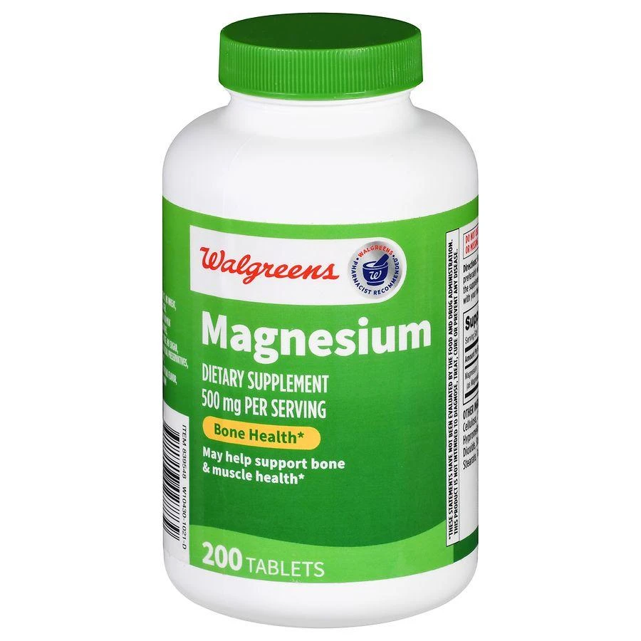 Walgreens Magnesium 500 mg Tablets 1