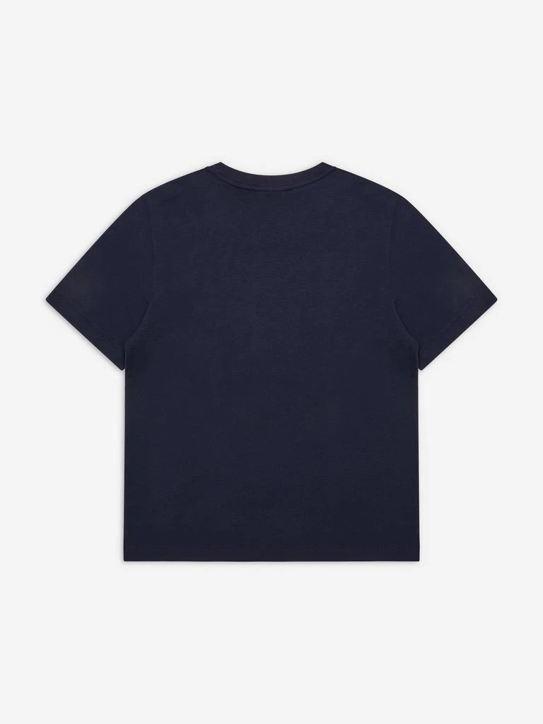EA7 EMPORIO ARMANI EA7 Emporio Armani Boys Logo T-Shirt in Navy 2