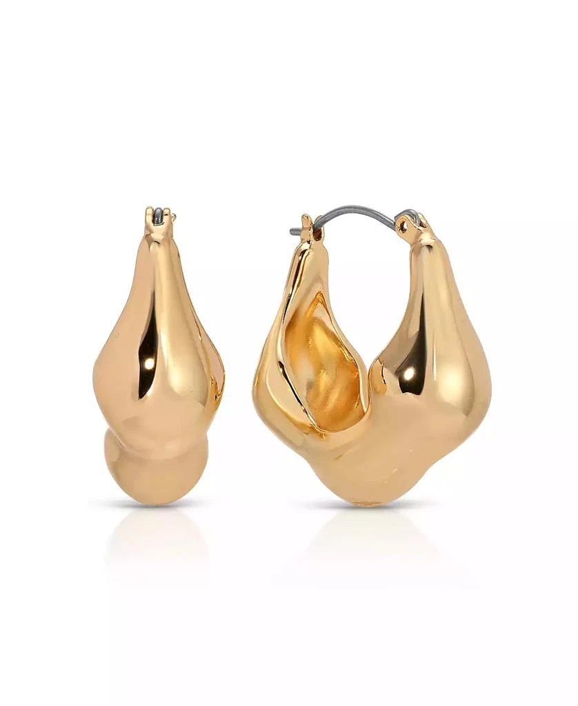 Ettika Jewelry Molten Metal Hoop Earrings