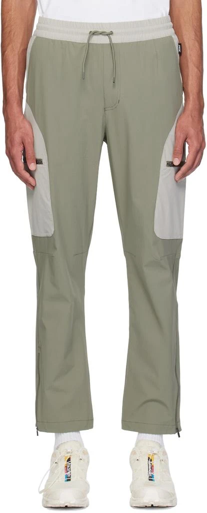 Parel Studios Green & Gray Vinson Cargo Pants 1