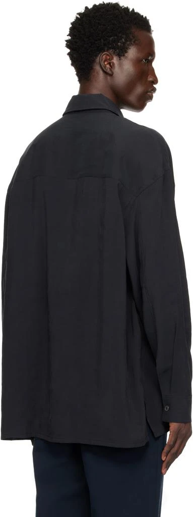 Studio Nicholson Navy Strike Shirt 3