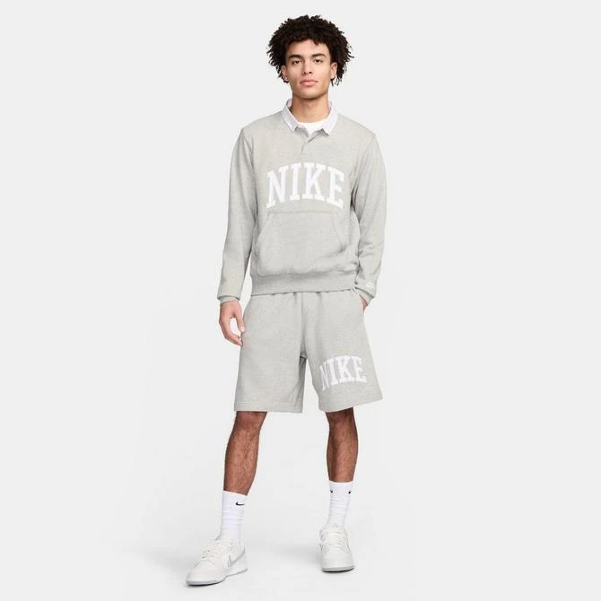NIKE Men's Nike Club Fleece Long-Sleeve Fleece Polo Shirt 2