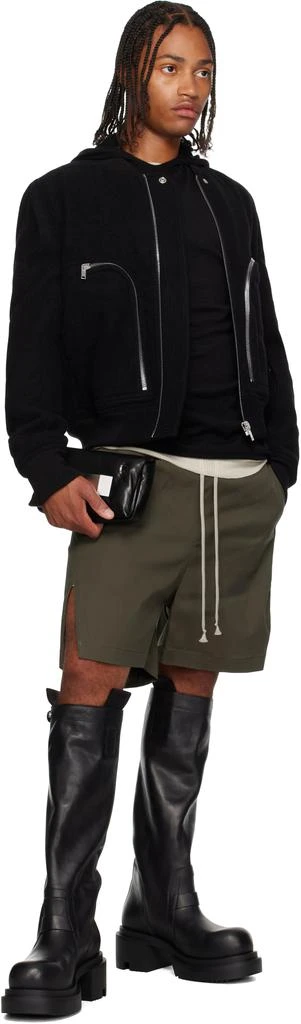 Rick Owens Black Concordians Pillow Griffin Bag 4