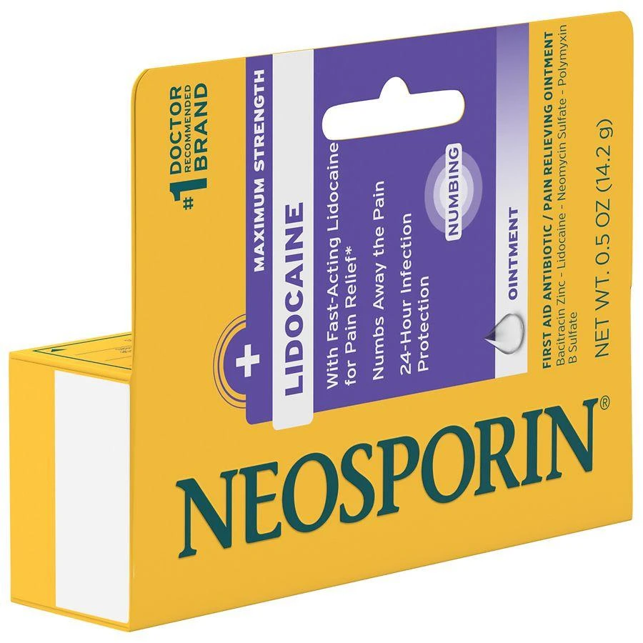 Neosporin Lidocaine Pain Relieving Antibiotic Ointment 9