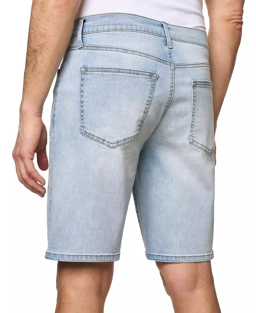Lazer Men's Drew Slim-Fit Stretch 9-1/2" Denim Shorts 2