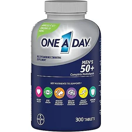 One A Day One A Day Men's 50+ Healthy Advantage Multivitamin Tablets, 300 ct. 2