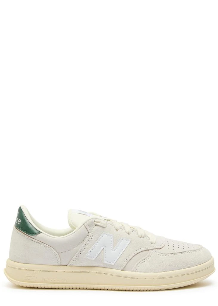 New Balance T500 Court panelled leather sneakers 1