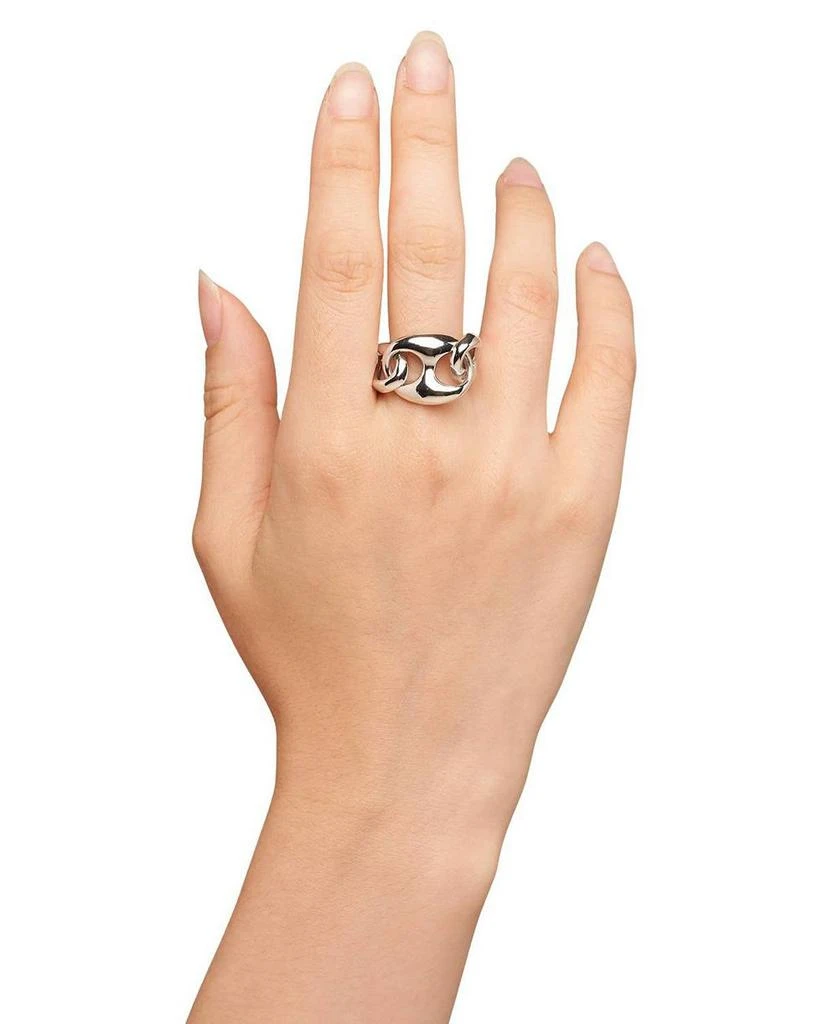 Oradina Sterling Silver Take Me There Mariner Ring 4