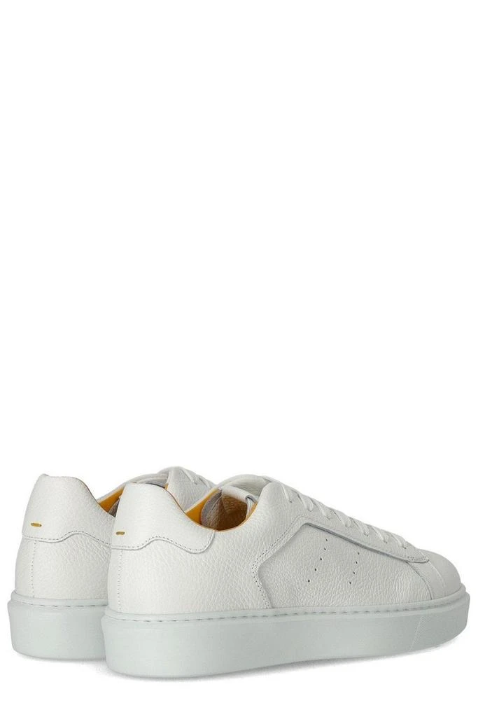 DOUCAL'S Doucal's Logo-Debossed Round-Toe Sneakers 4