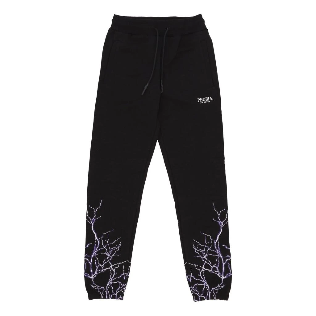 PHOBIA Lightweight Men's Tracksuit Pants Lightning Pants Black/purple 1