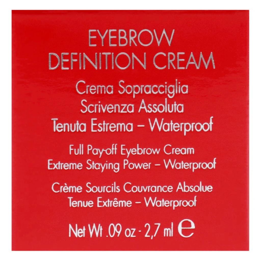 PUPA Milano Eyebrow Definition Cream - 004 Dark Chocolate by  for Women - 0.09 oz Eyebrow 5
