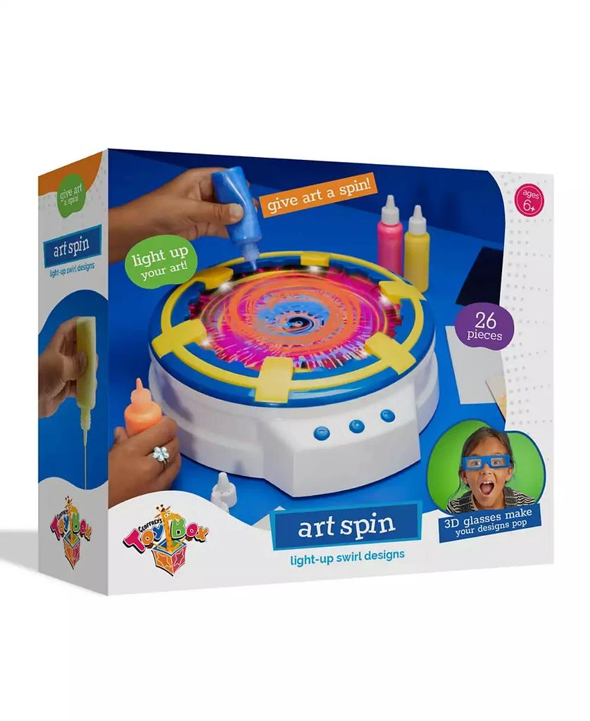 Geoffrey's Toy Box 3D Spin Art Light-up Swirl Design for Kids 6 years and up, Created for Macy's 2