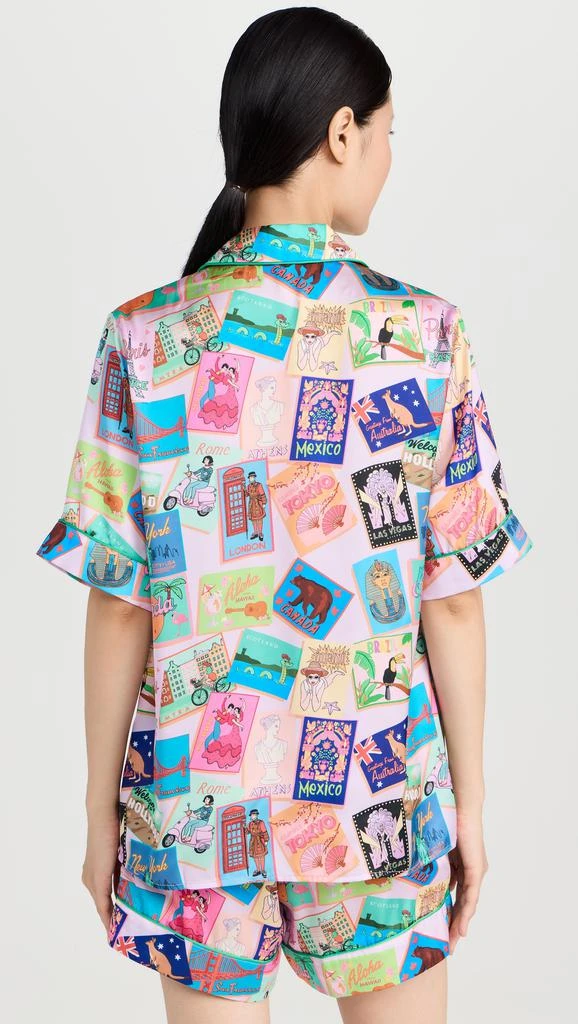 Karen Mabon Postcards Short Sleeve PJ Set 2