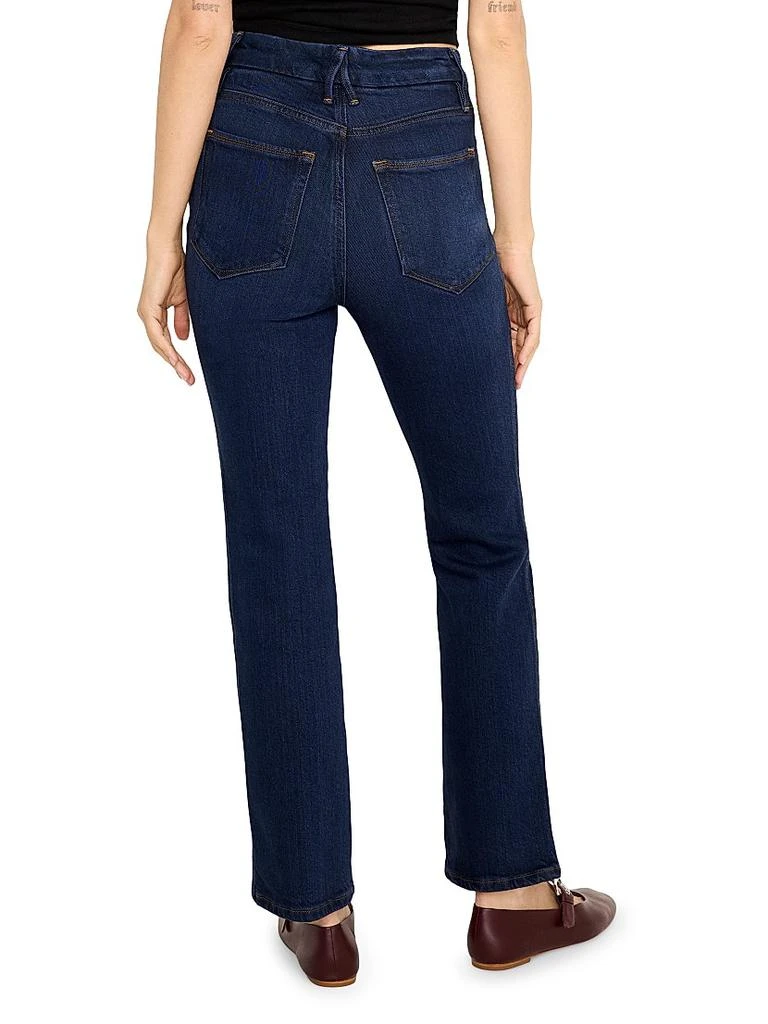 Good American Soft Tech Good Curve Straight Jeans 5