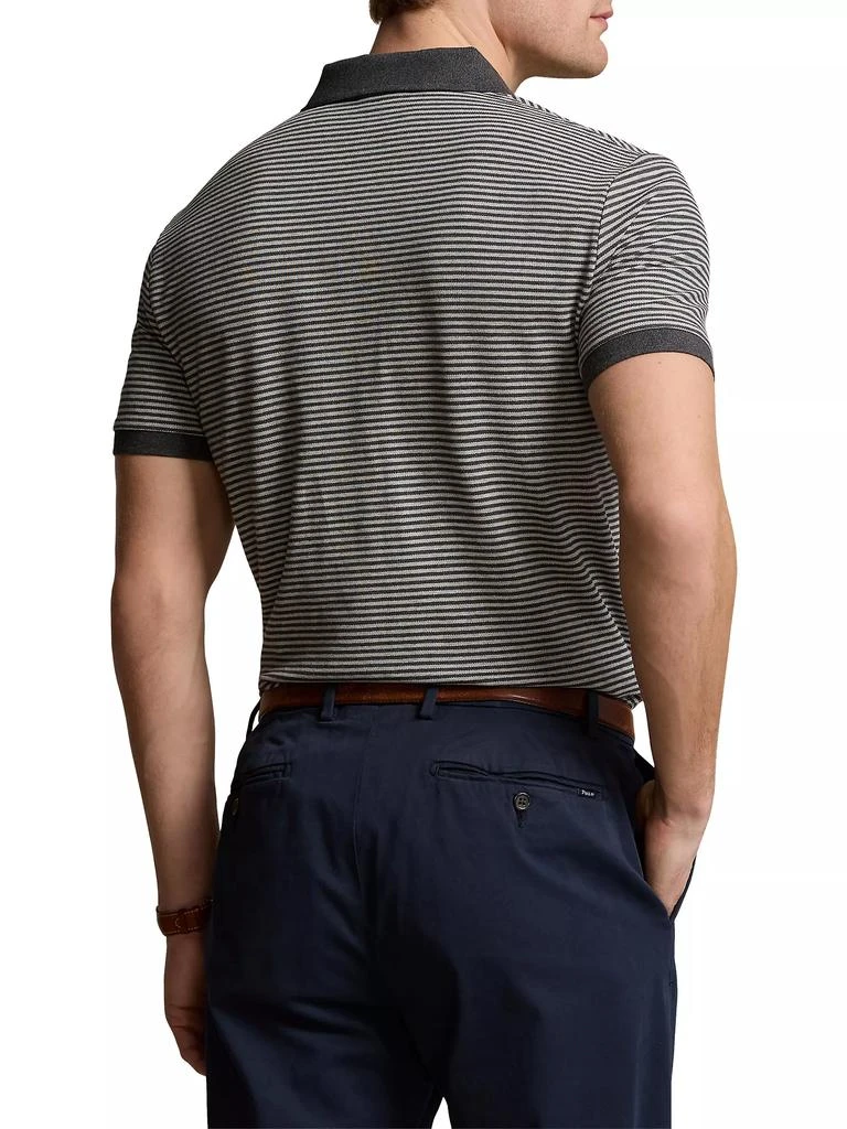 Ralph Lauren Striped Stretch Mesh Polo Shirt 4